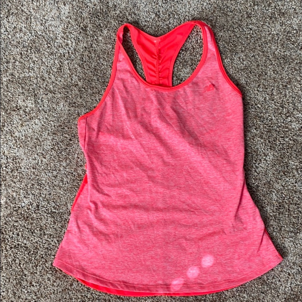 Pink new balance workout top